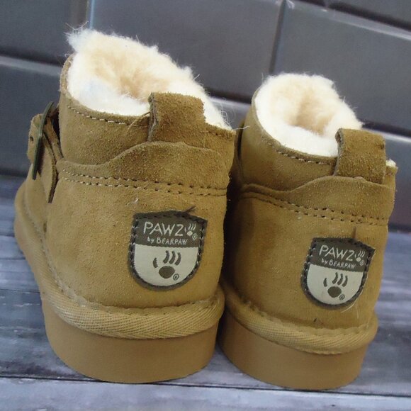 NIB. SIZE 10(toddler kids). Pawz by Bearpaw Amy kids genuine suede bootie boots. - Picture 5 of 12